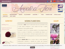 Tablet Screenshot of annalisafieni.it
